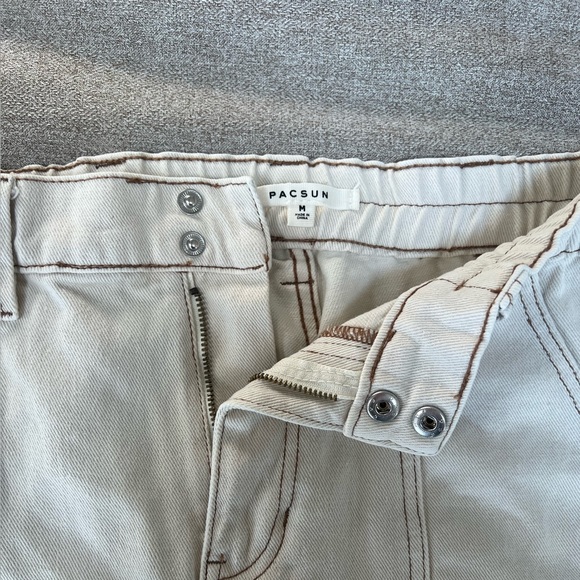 Pacsun Cream Colored Cargo Pants - Picture 4 of 5